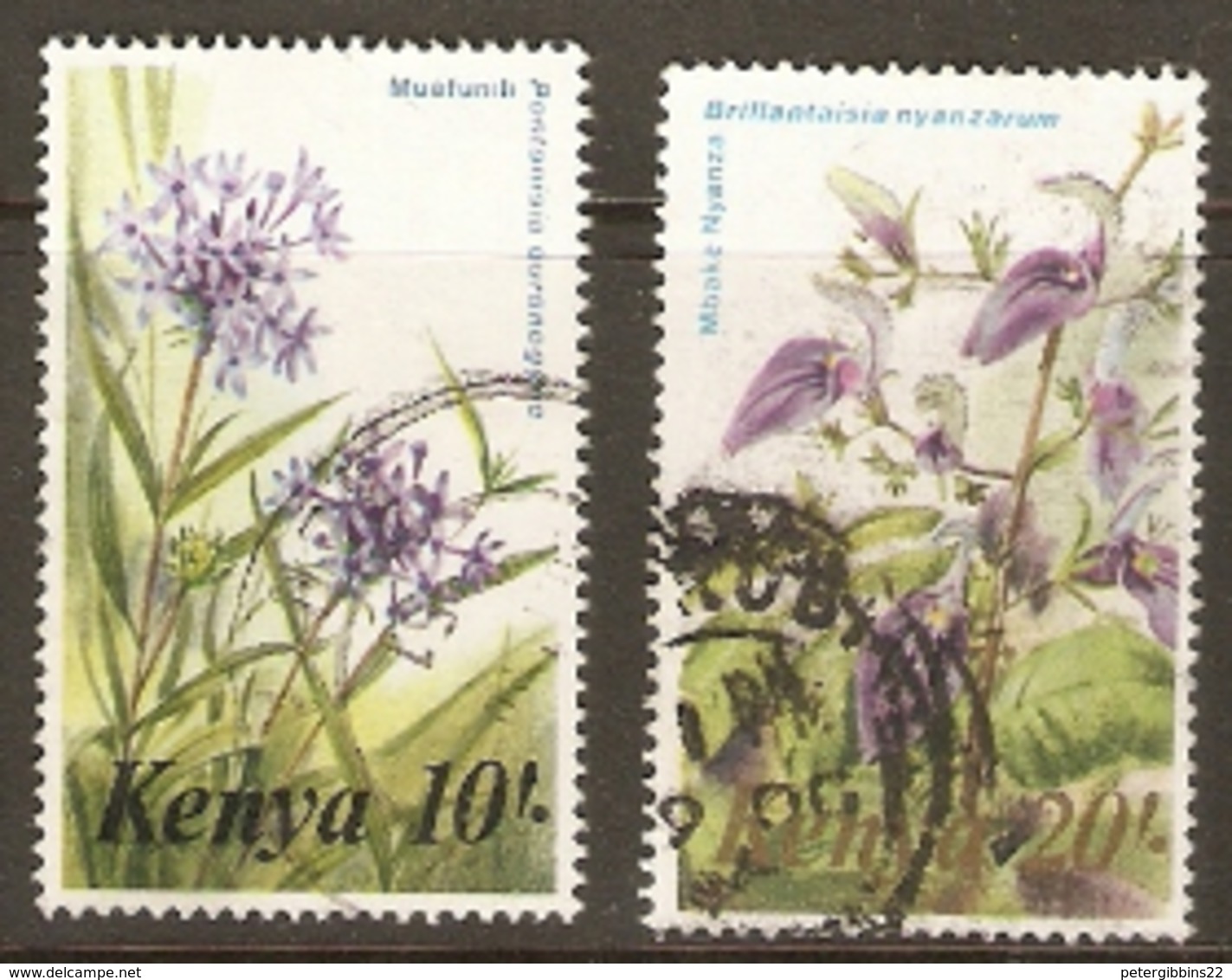 Kenya 1983 SG  269-70  Flora   Fine Used - Kenya (1963-...)