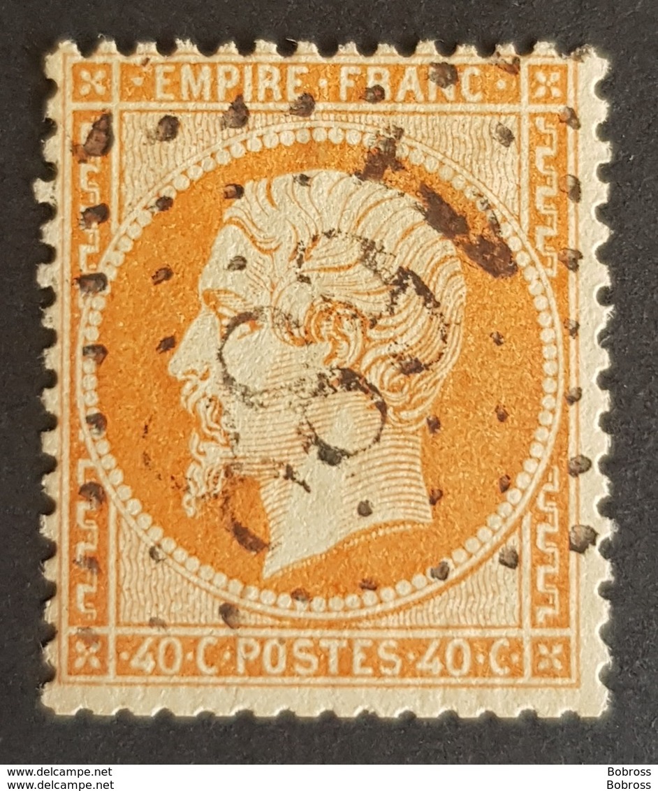 1862 - 1871, Emperor Napoléon Lll, 40c, Orange, France, Empire Française - 1862 Napoleon III