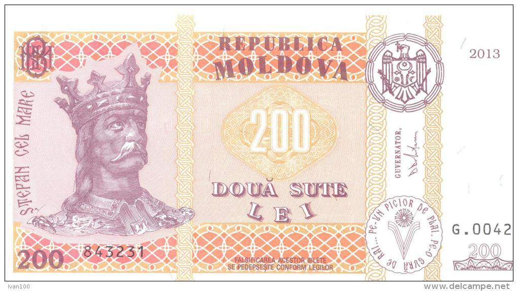 2013. Moldova, 200L/2013, UNC - Moldavia