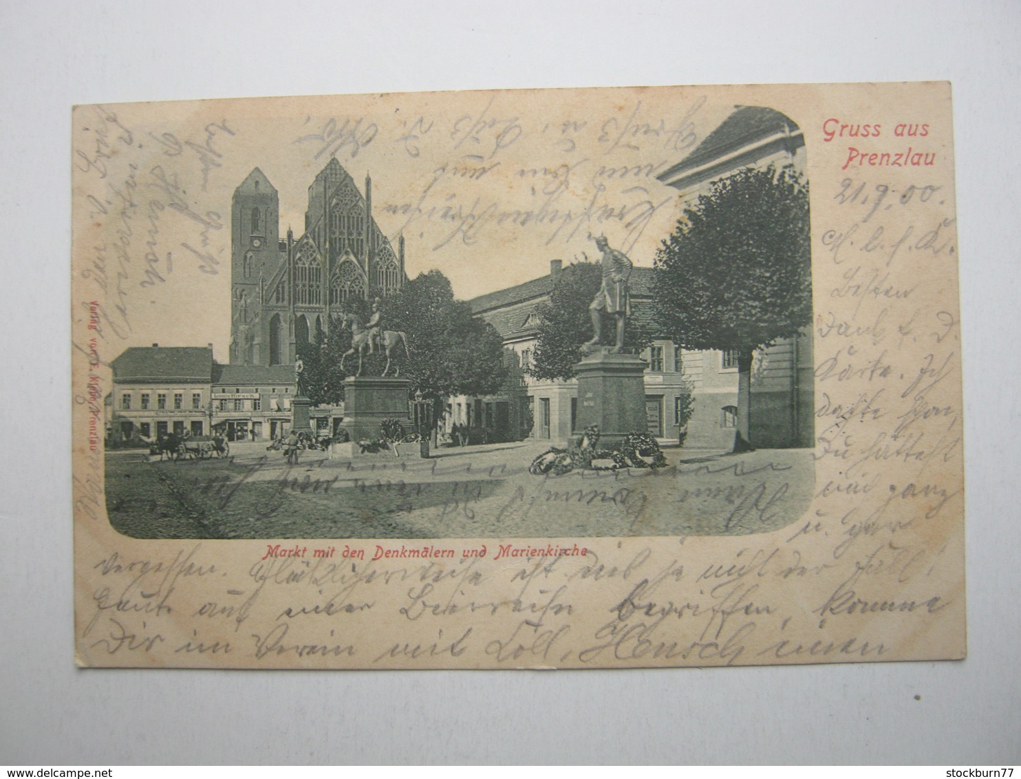 PRENZLAU   ,  Schöne Karte  Um 1901 - Prenzlau