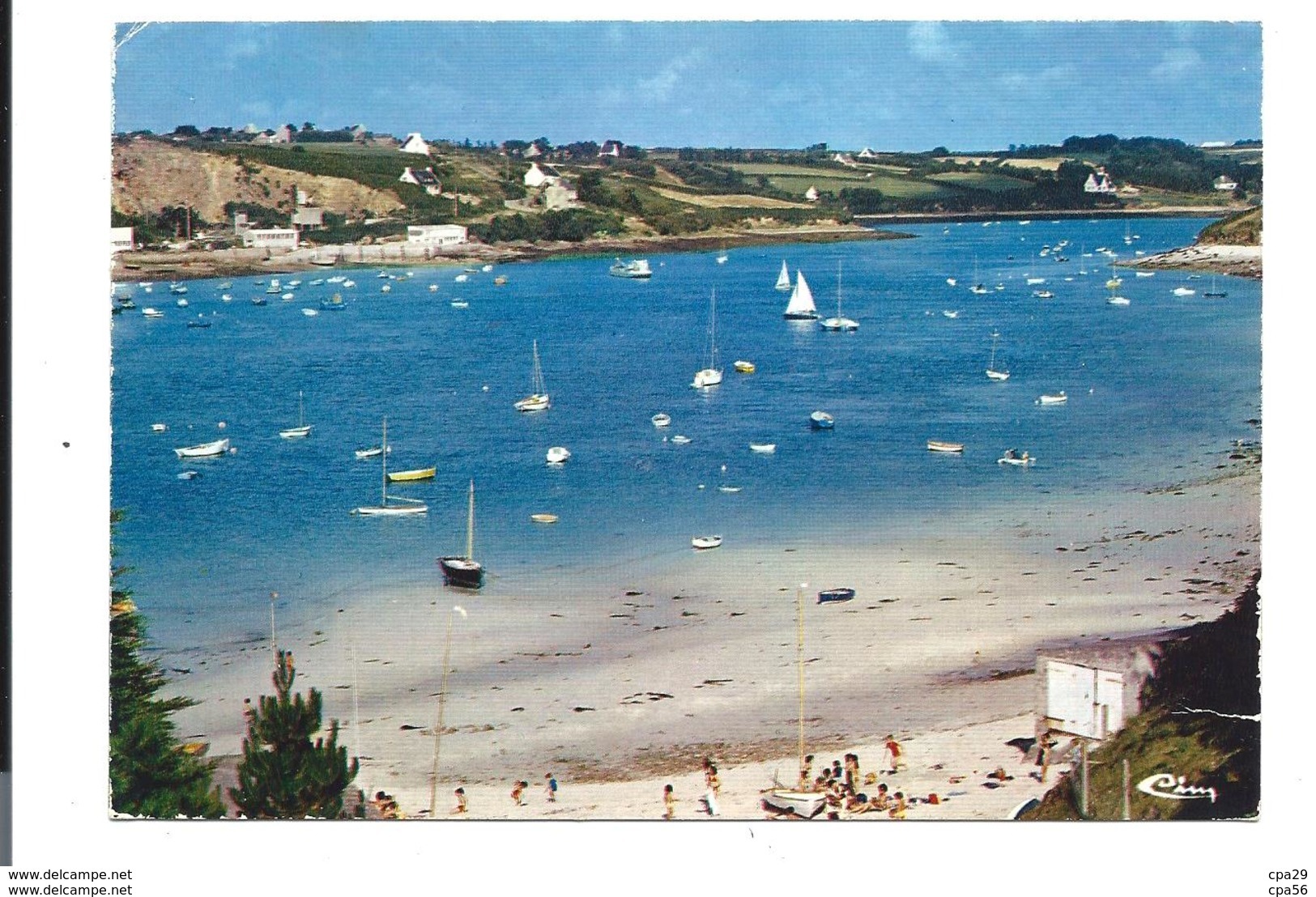 PLOUDALMEZEAU - Embouchure Aber Benoit Et Plage Bénigoet à Saint-Pabu (Combier E29 178 15 3 0322) Vers 1970 - Ploudalmézeau