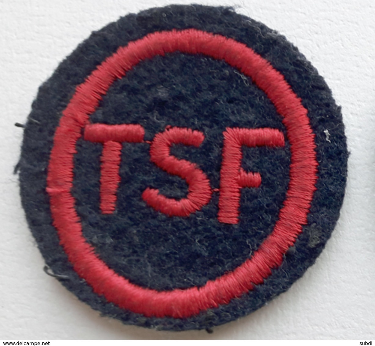 TSF RADIO RADIOTELEGRAPHISTE Insigne Tissu De Spécialité MARINE - Marine