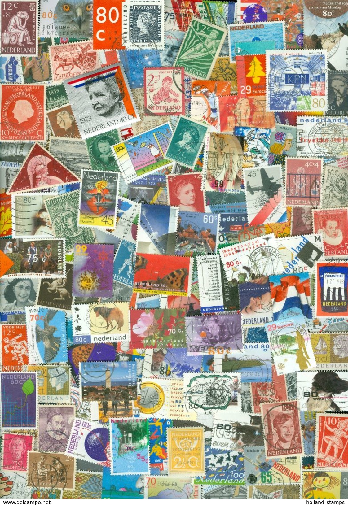 NEDERLAND 1.000 VERSCHILLENDE * THE NETHERLANDS 1,000 DIFFERENT STAMPS * PAYS-BAS 1000 TEMBRES DIFFÉRENT - Collections