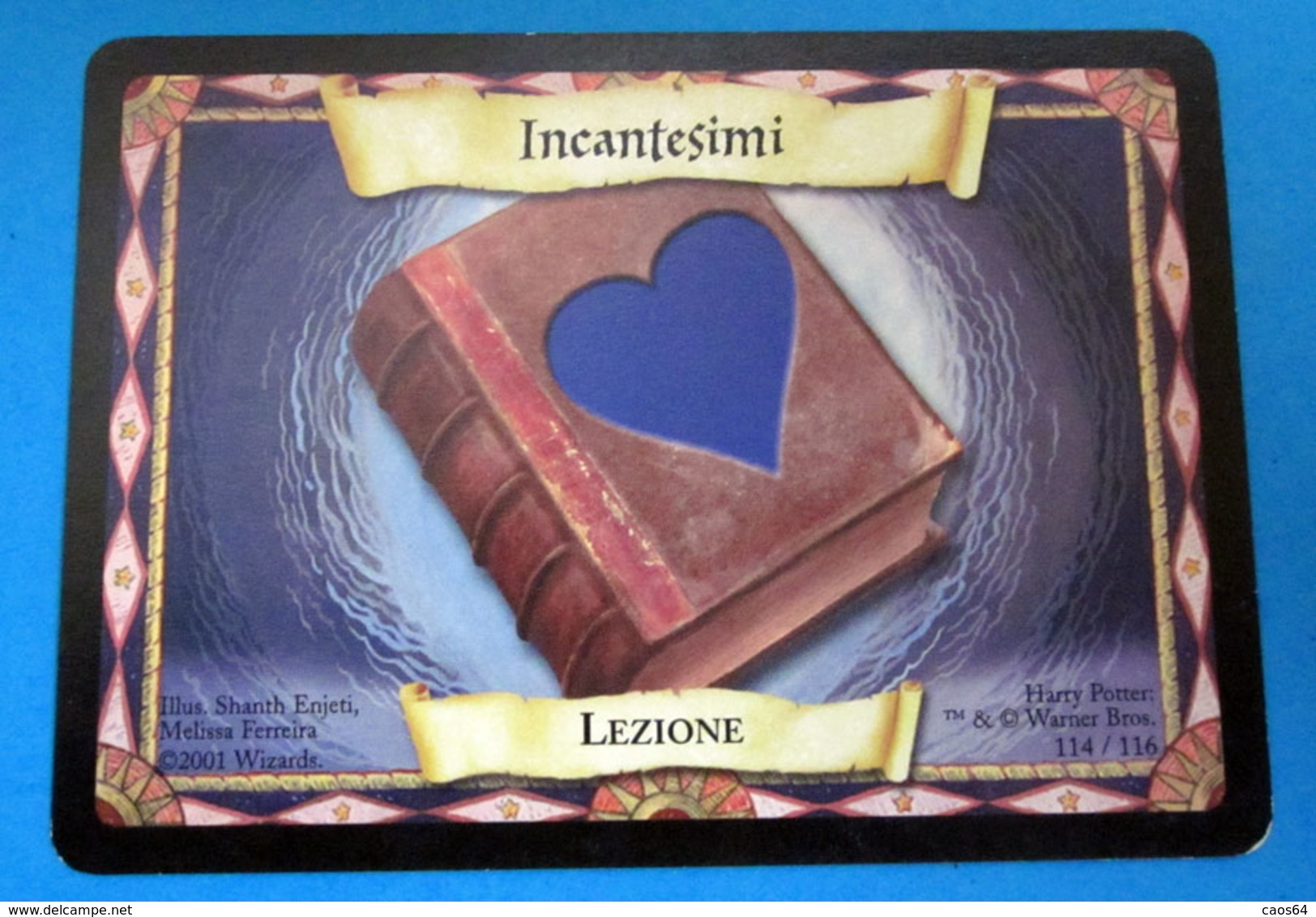 HARRY POTTER INCANTESIMI CARD WIZARDS 2001 - Harry Potter