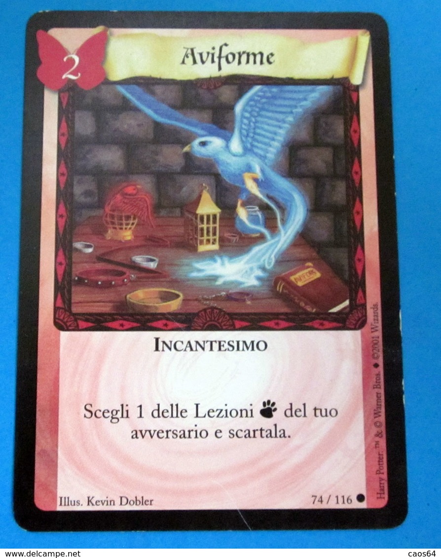 HARRY POTTER AVIFORME CARD WIZARDS 2001 - Harry Potter