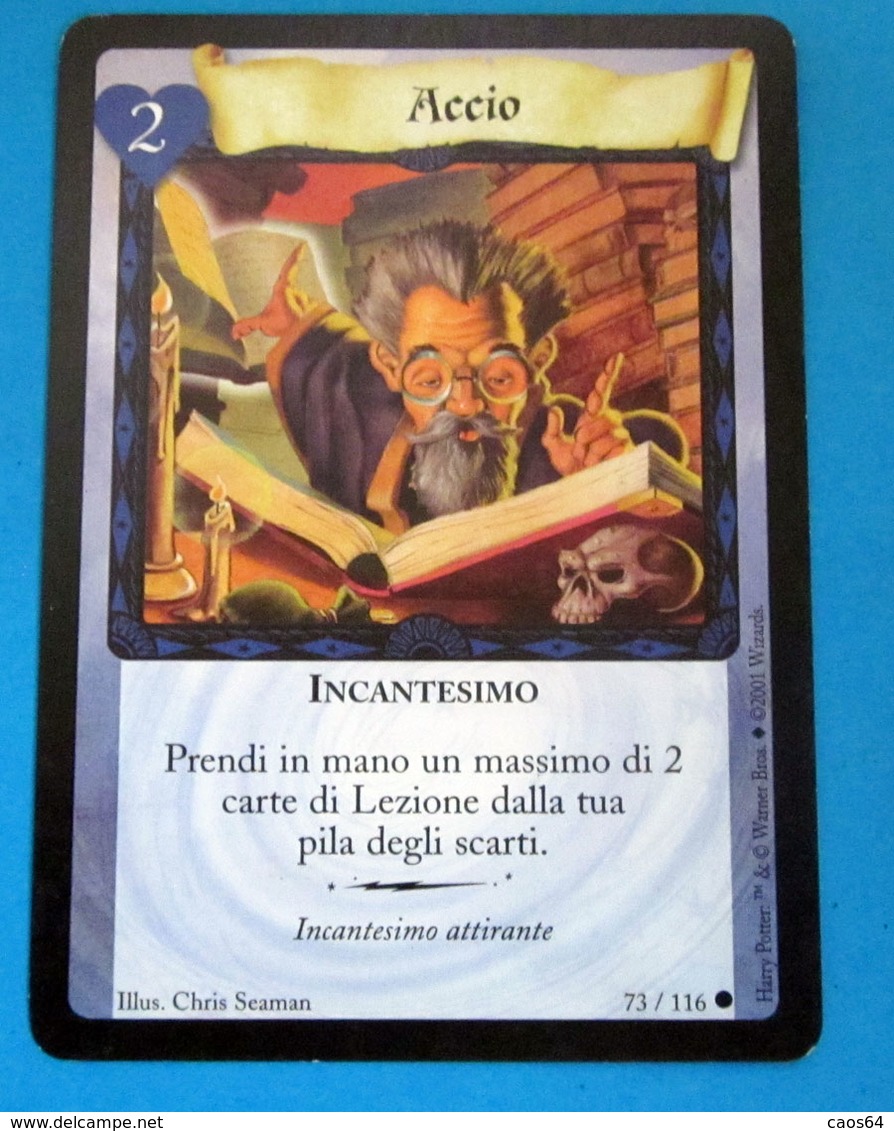 HARRY POTTER ACCIO CARD WIZARDS 2001 - Harry Potter