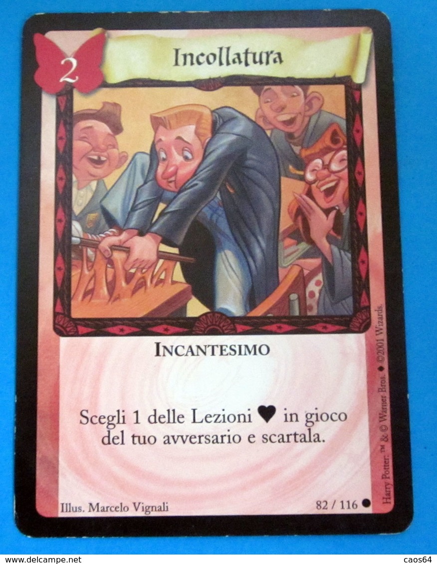 HARRY POTTER INCOLLATURA CARD WIZARDS 2001 - Harry Potter