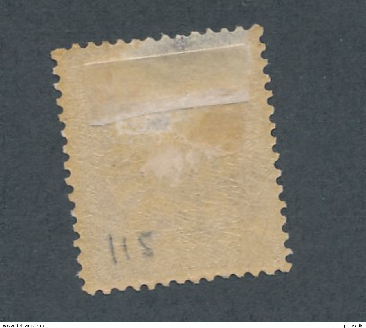 FRANCE - N°YT 115 NEUF* AVEC CHARNIERE - COTE YT : 90€ - 1900/01 - 1900-02 Mouchon