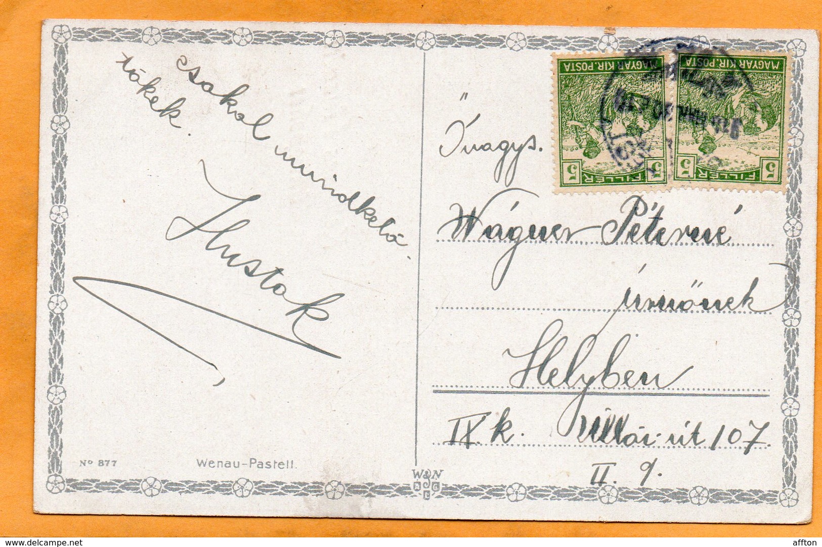 Hungary Old Postcard Mailed - Covers & Documents