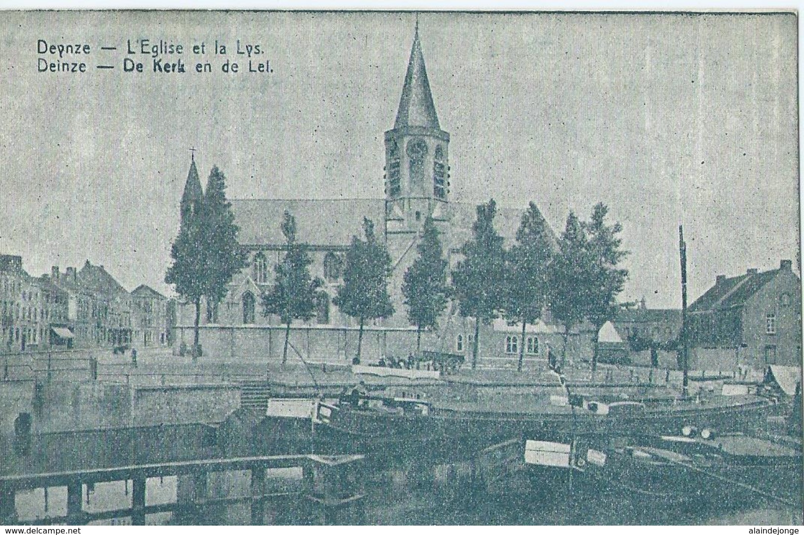 Deinze - Deynze - L'Eglise Et La Lys - De Kerk En De Lei - Deinze