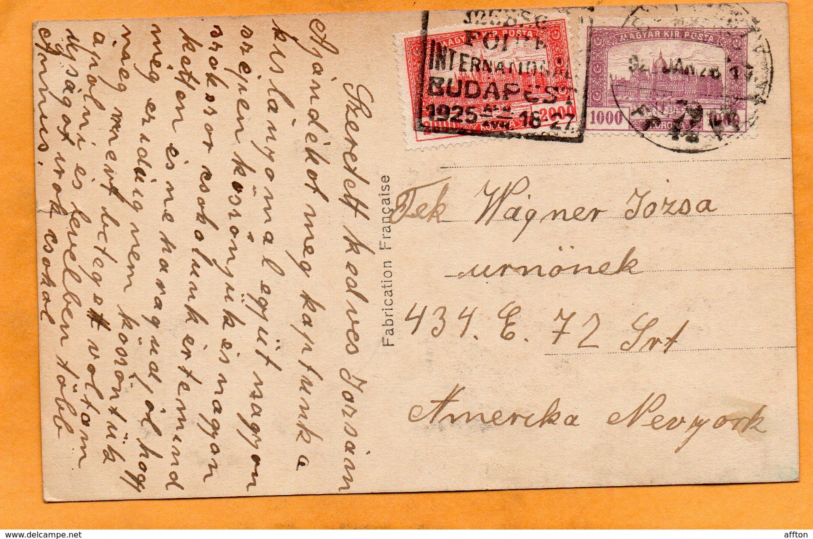 Hungary Old Postcard Mailed - Covers & Documents