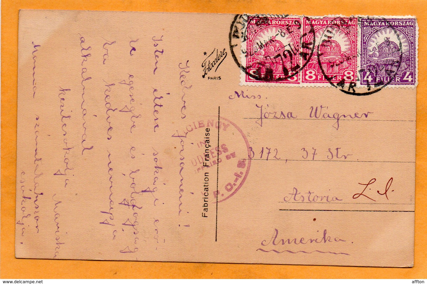 Hungary Old Postcard Mailed - Covers & Documents