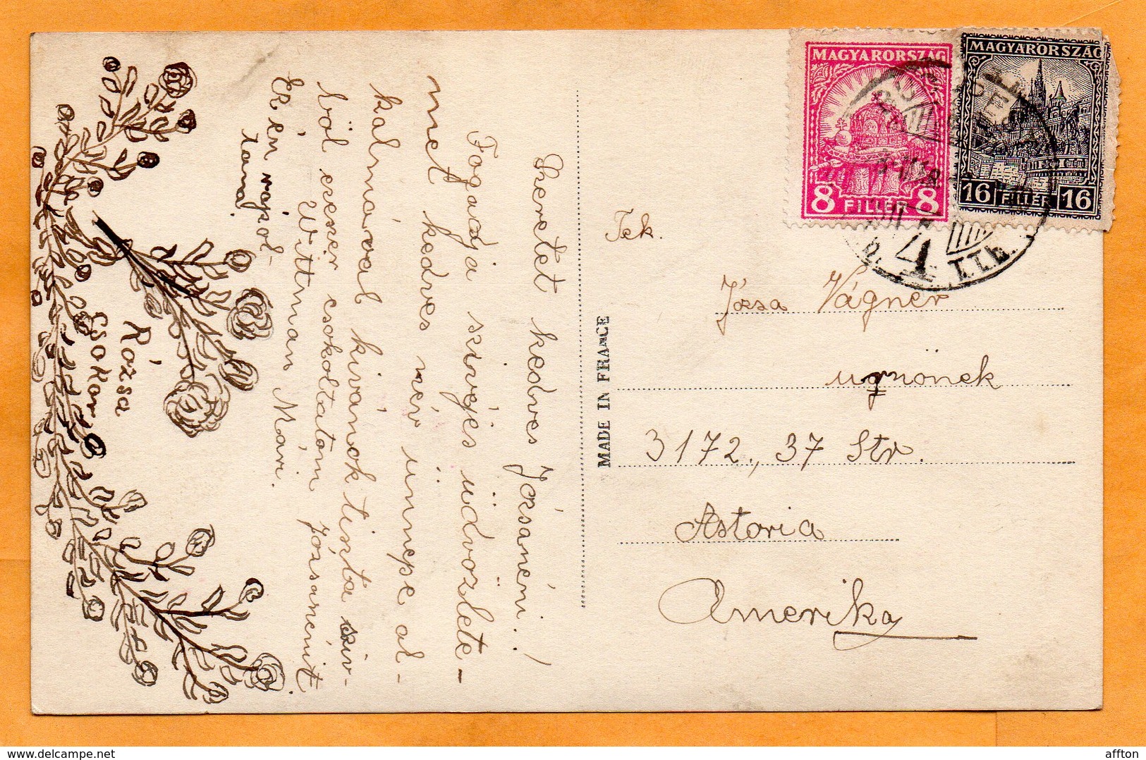 Hungary Old Postcard Mailed - Covers & Documents