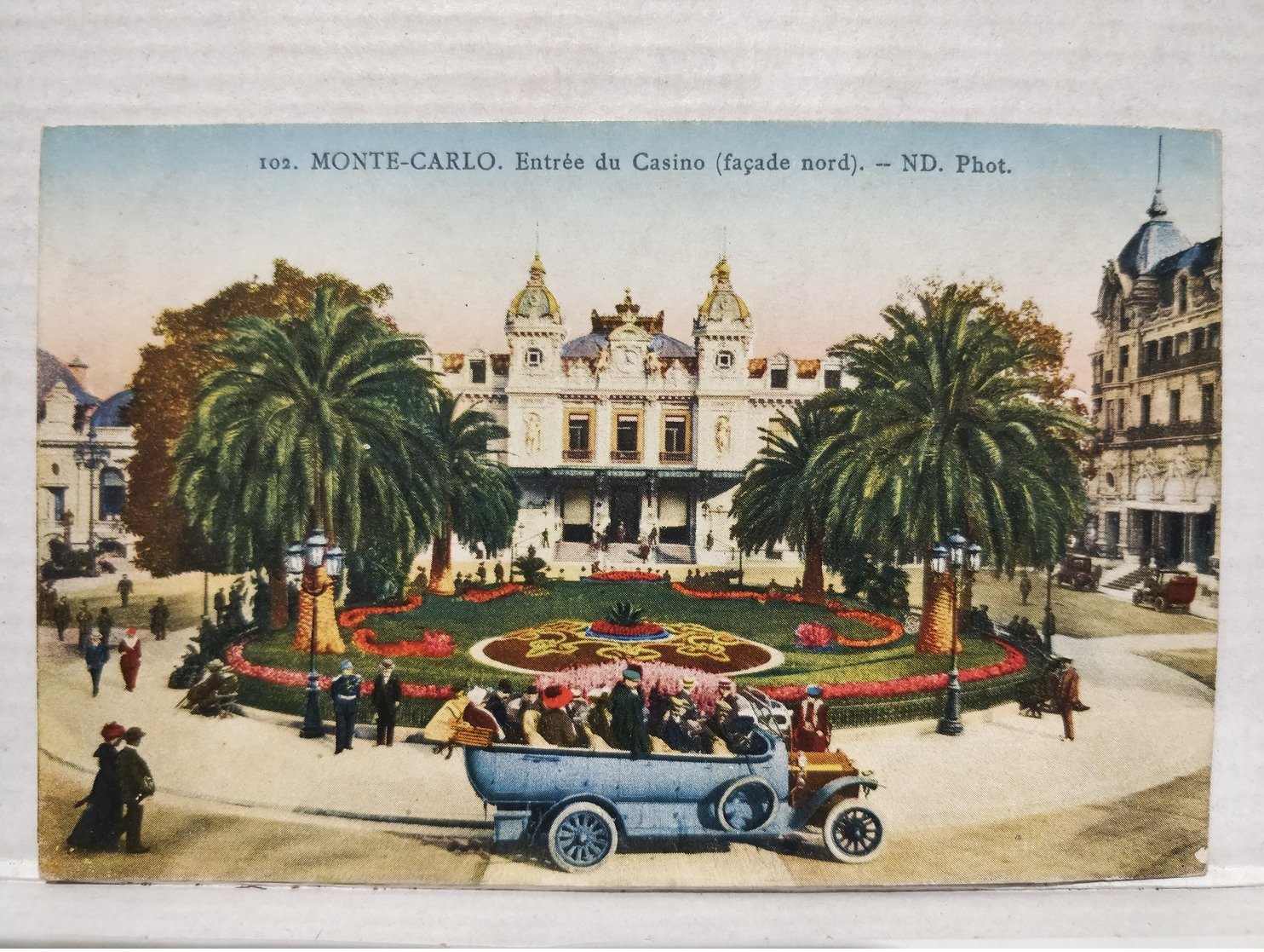 Monte-Carlo. Façade Du Casino. Bus. Autocar - Monte-Carlo