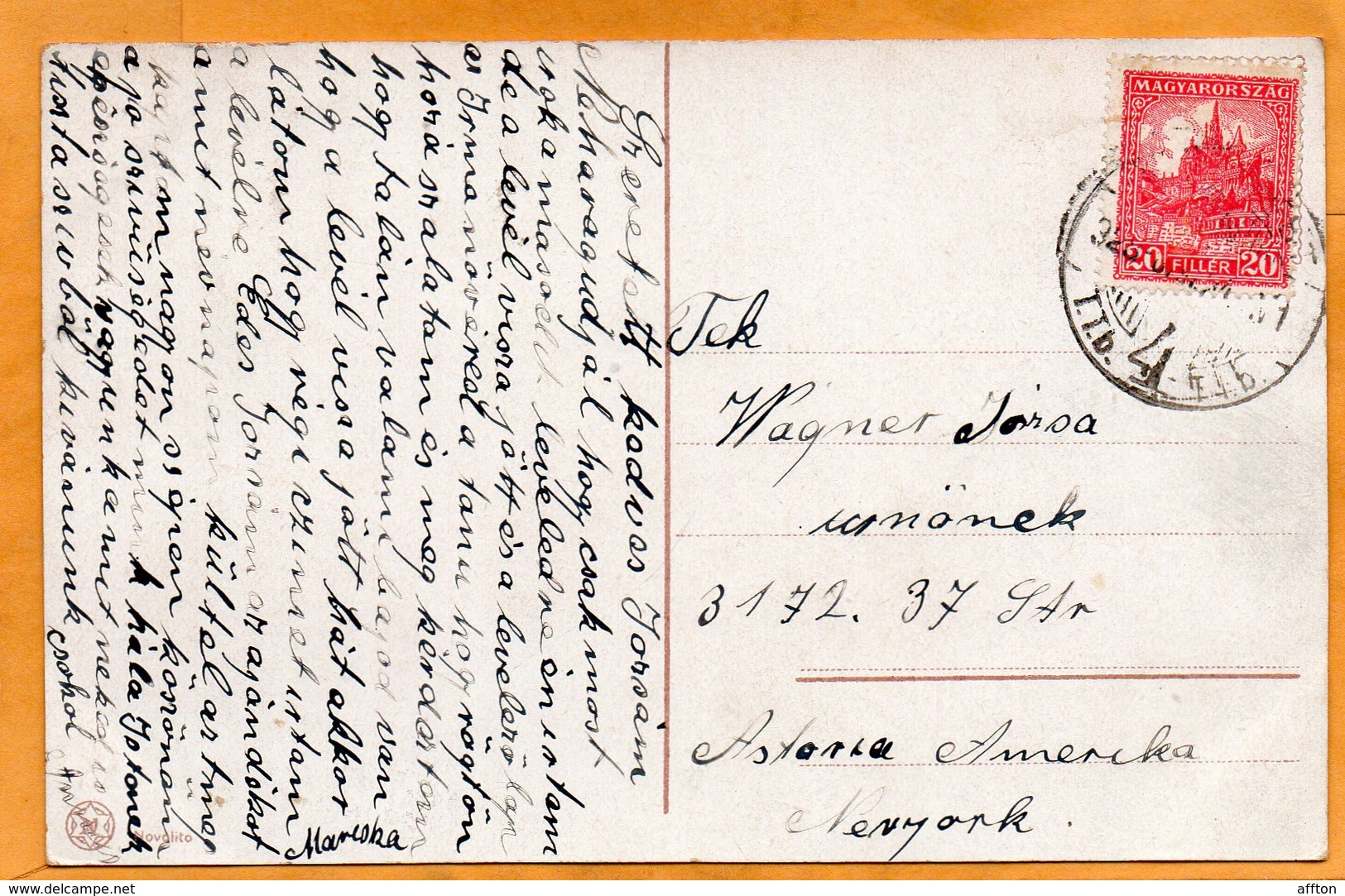 Hungary Old Postcard Mailed - Covers & Documents