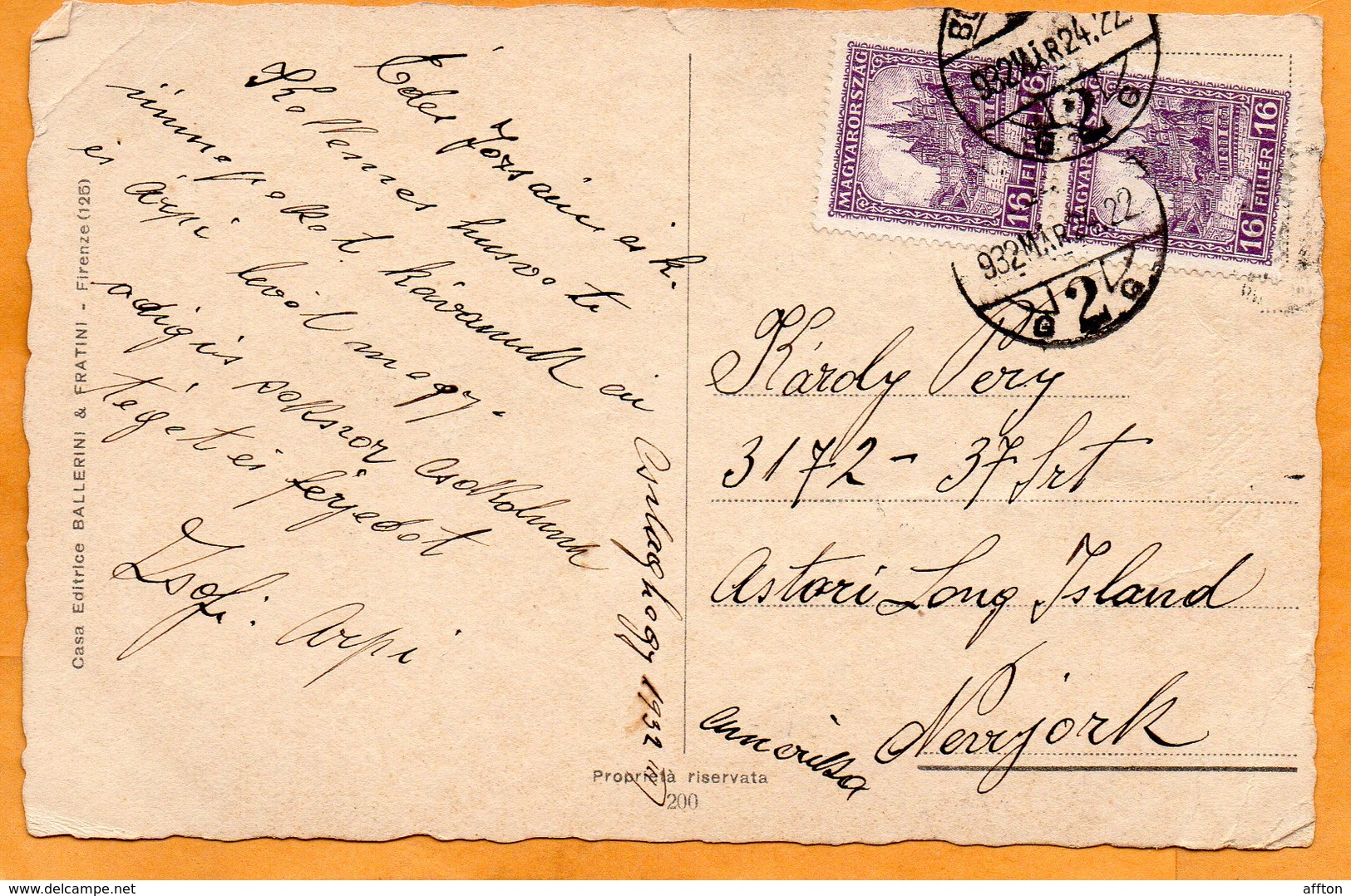 Hungary Old Postcard Mailed - Covers & Documents