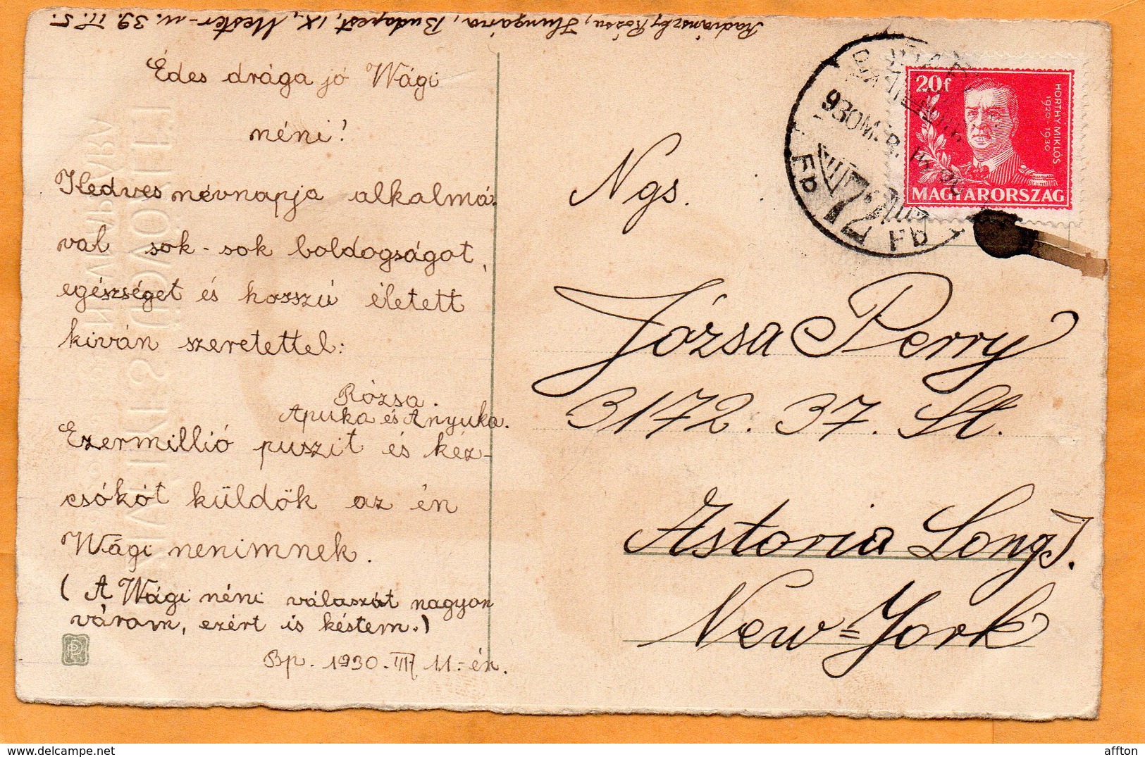 Hungary Old Postcard Mailed - Covers & Documents