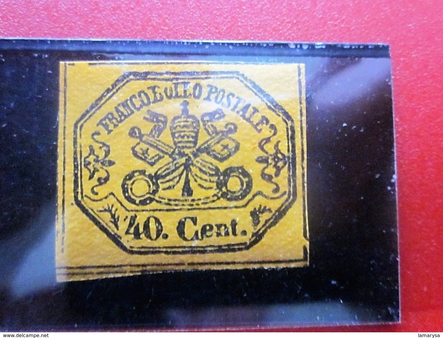 ITALIE ITALIA FRANCOBOLLO POSTALE 40 C VATICANO VATICAN NEUF** MNH POSTE VATICANE Stamp-Timbre Europe Vatican  ...-1929 - ...-1929 Préphilatélie