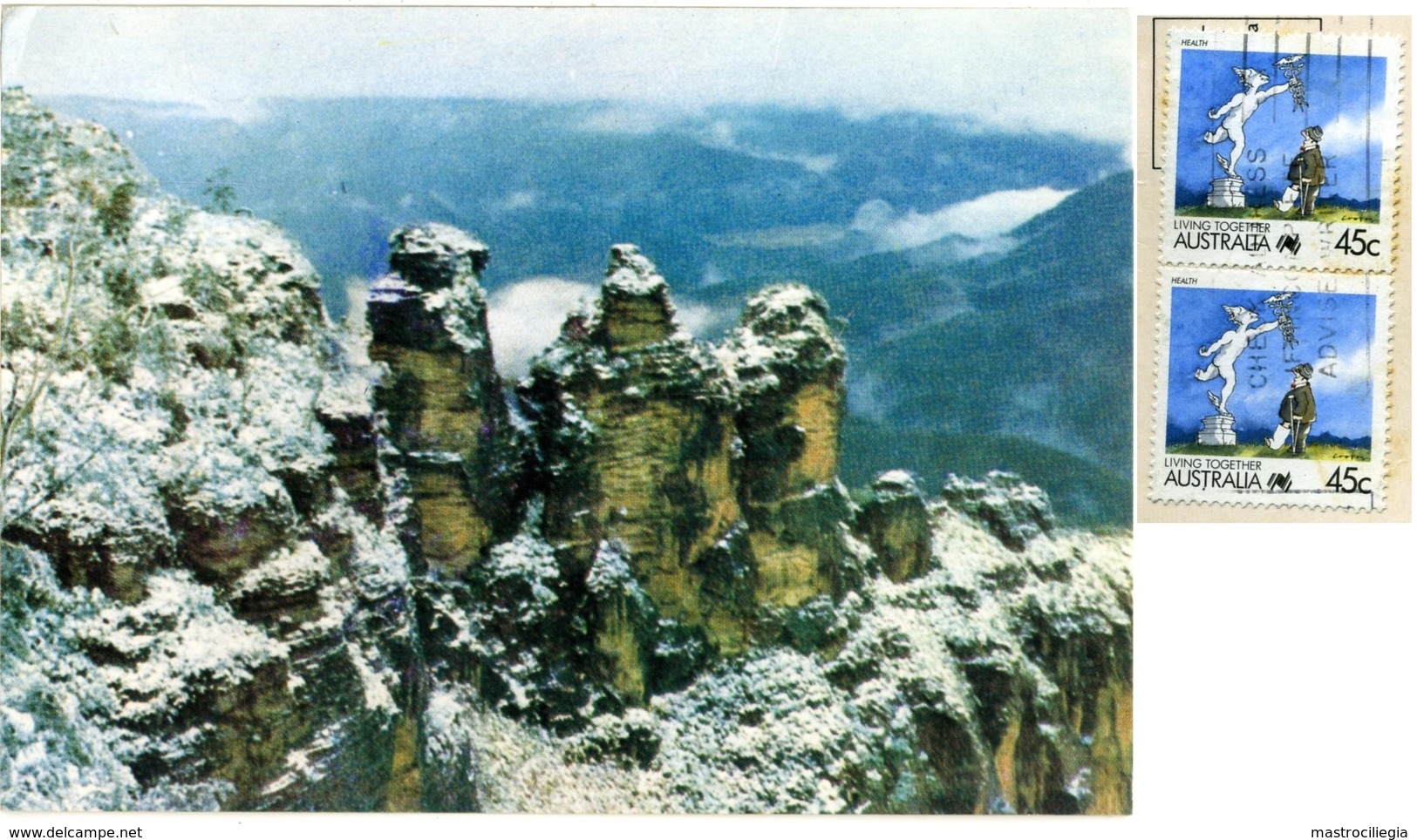 AUSTRALIA  KATOOMBA  Blue Mountains  Three Sisters  Nice Stamps Living Together - Altri & Non Classificati