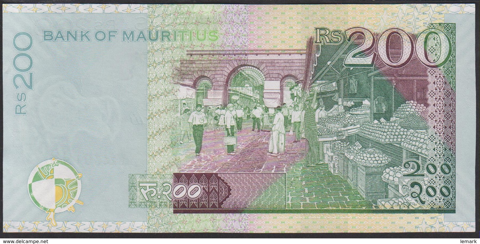 Mauritius 200 Rupees 2013 P61b UNC - Mauritius