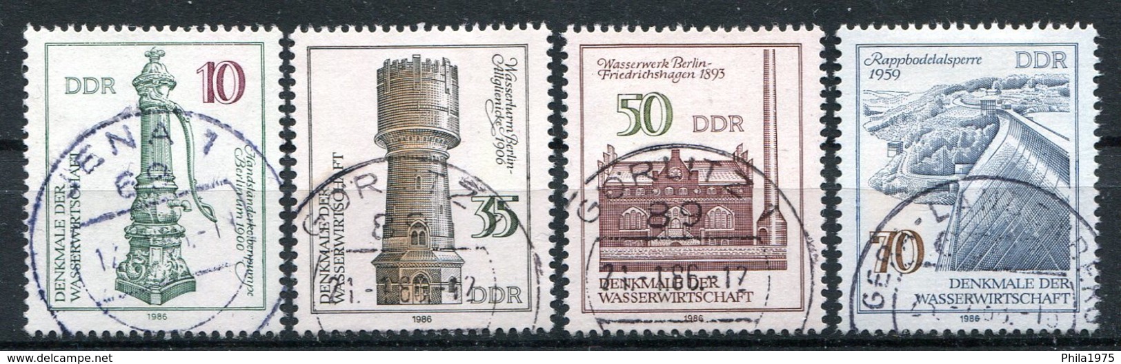 DDR Michel-Nr. 2993-2996 Gestempelt Tagesstempel - Gebraucht