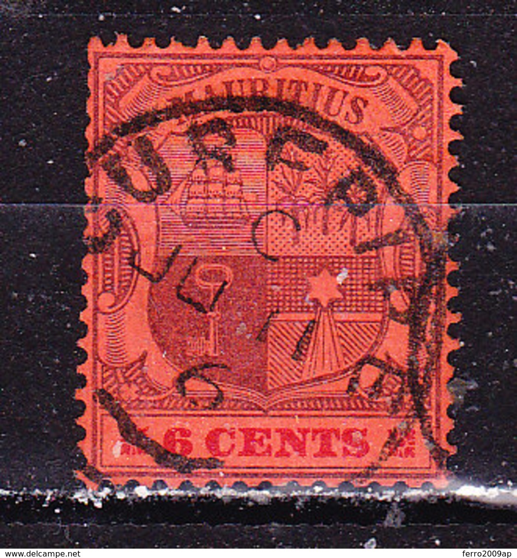 Mauritius 1902- Stemma   6  C- Usato - Maurice (...-1967)