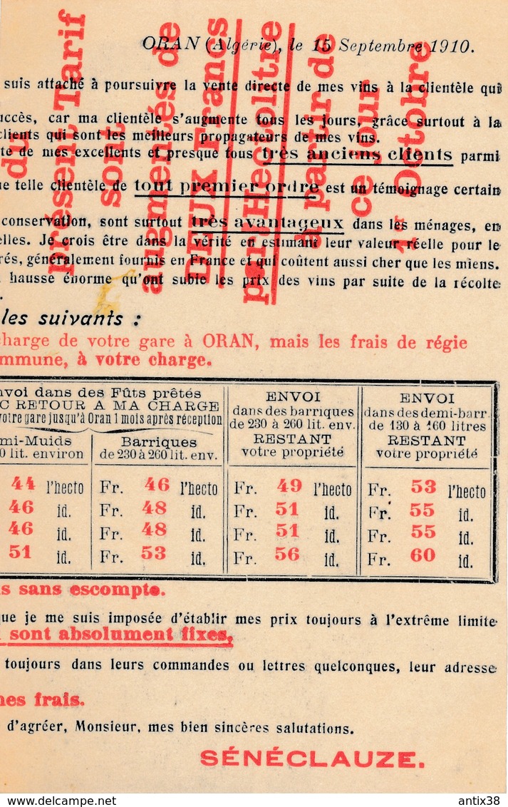 N71 - ALGÉRIE - ORAN - Vendanges Au Domaine De Saint-Eugène En 1909 - Oran