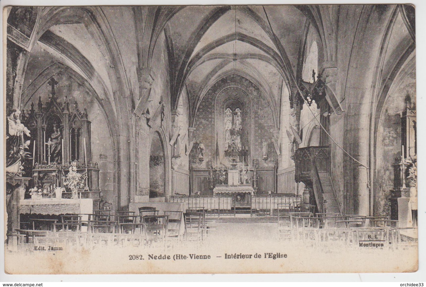 CPA Nedde - Intérieur De L'église - Sonstige & Ohne Zuordnung