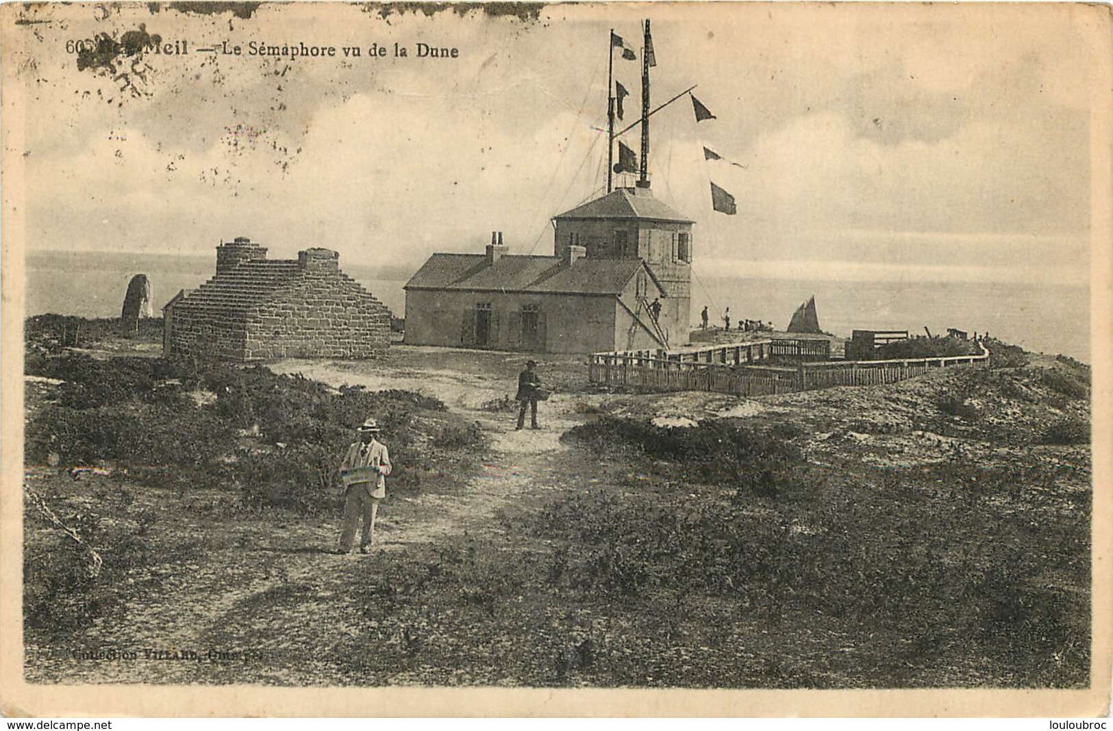 BEG MEIL  LE SEMAPHORE VU DE LA DUNE - Beg Meil