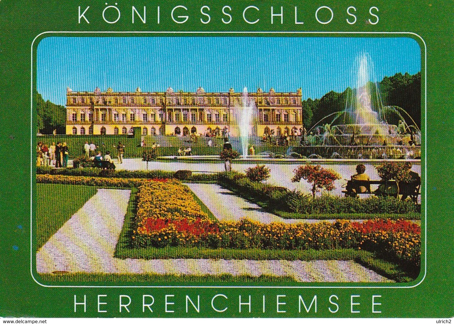 AK Herrenchiemsee - Königsschloss (40363) - Chiemgauer Alpen