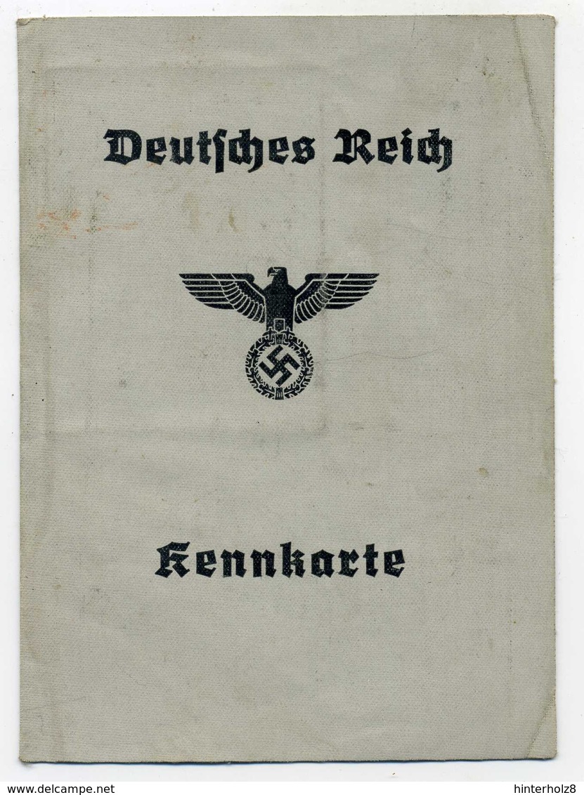 Ostmark/DR.; Kennkarte Ausgestellt In Wien, 1939 - Documents