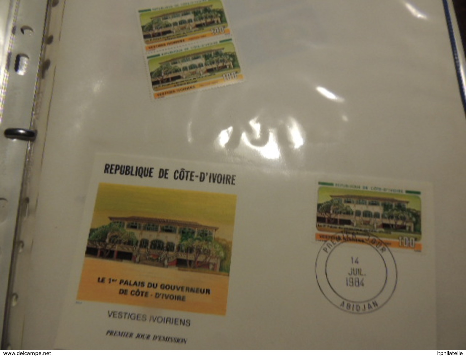 "AFFAIRE"  COTE D IVOIRE  GROS CLASSEUR  (env. 40 Pages)  BLOCS  PREMIER JOUR NOMBREUX  TIMBRES NEUFS  **  TOUT PARFAIT - Ivoorkust (1960-...)