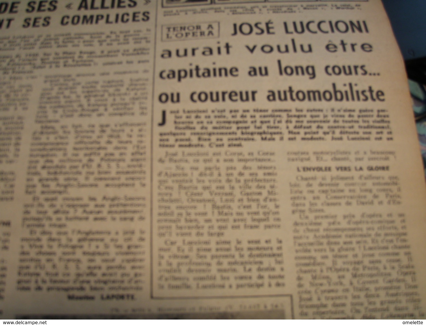 JOSE LUCCIONI/ROCHARD/FETE COCHON/AUGUSTE MALLET/KATYN/GUYANE/MARCEL MOULINES/SOLOGNE MARAIS/ANNY ONDRA - 1900 - 1949