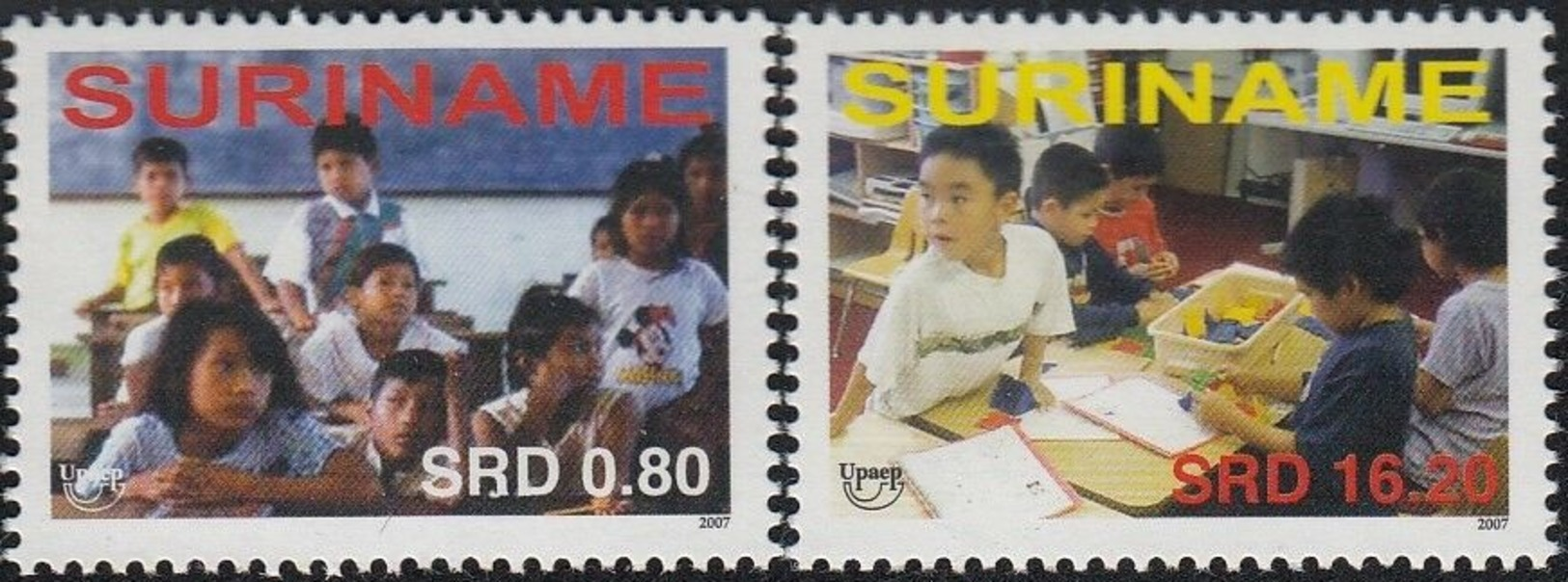 SURINAME, 2007 UPAEP, Education 2v MNH - Surinam