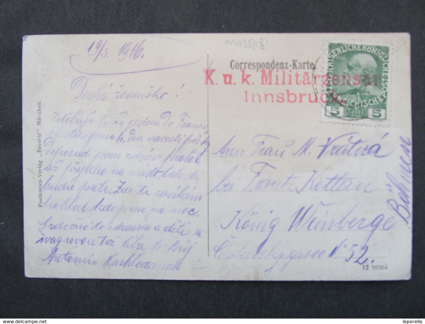 AK DEUTSCH MATREI 1916 //  D*37346 - Matrei Am Brenner