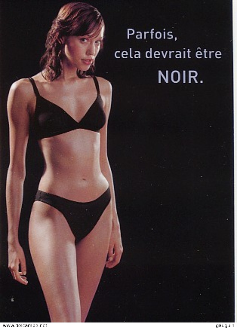 CPM - PIN'UP - PUBLICITE ALLDAYS BLACK - Carte PUB - Pin-Ups