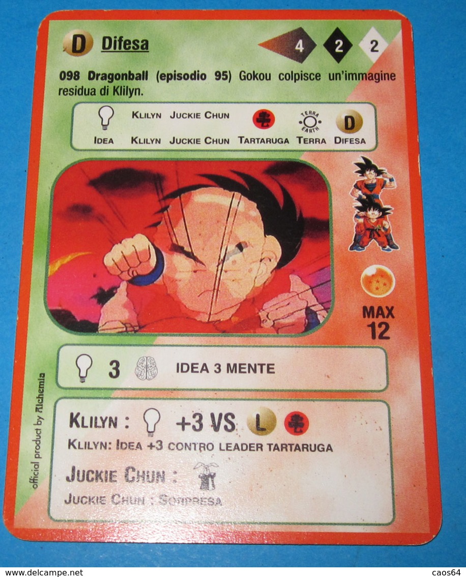 DRAGON BALL ALCHEMIA CARDS ITALY 098 - Dragonball Z