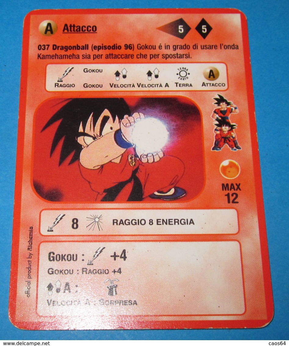 DRAGON BALL ALCHEMIA CARDS ITALY 037 - Dragonball Z