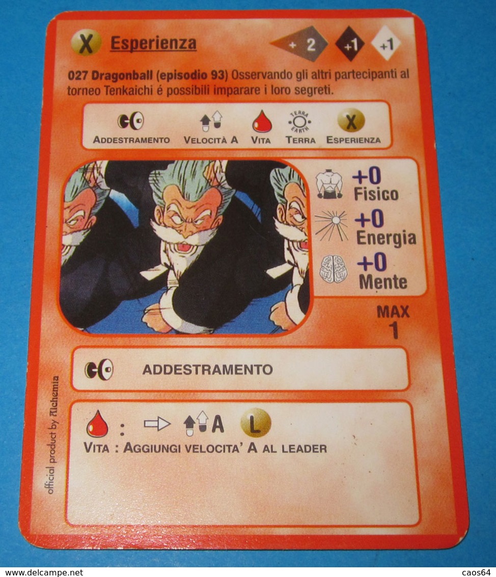 DRAGON BALL ALCHEMIA CARDS ITALY 027 - Dragonball Z