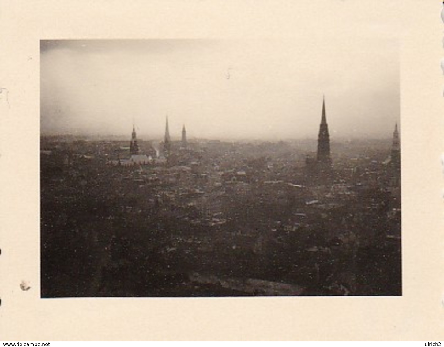 Foto Hamburg Im Schneesturm - Michel-Sturm - Ca. 1940 - 5,5*4cm (40373) - Orte