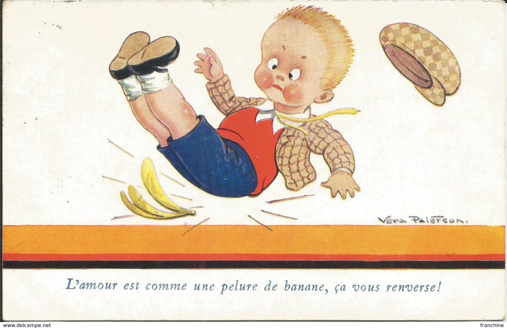 1938-41 - N° 414 Oblitéré (o) Sur Carte Humoristique Anglaise - 1938-42 Mercure