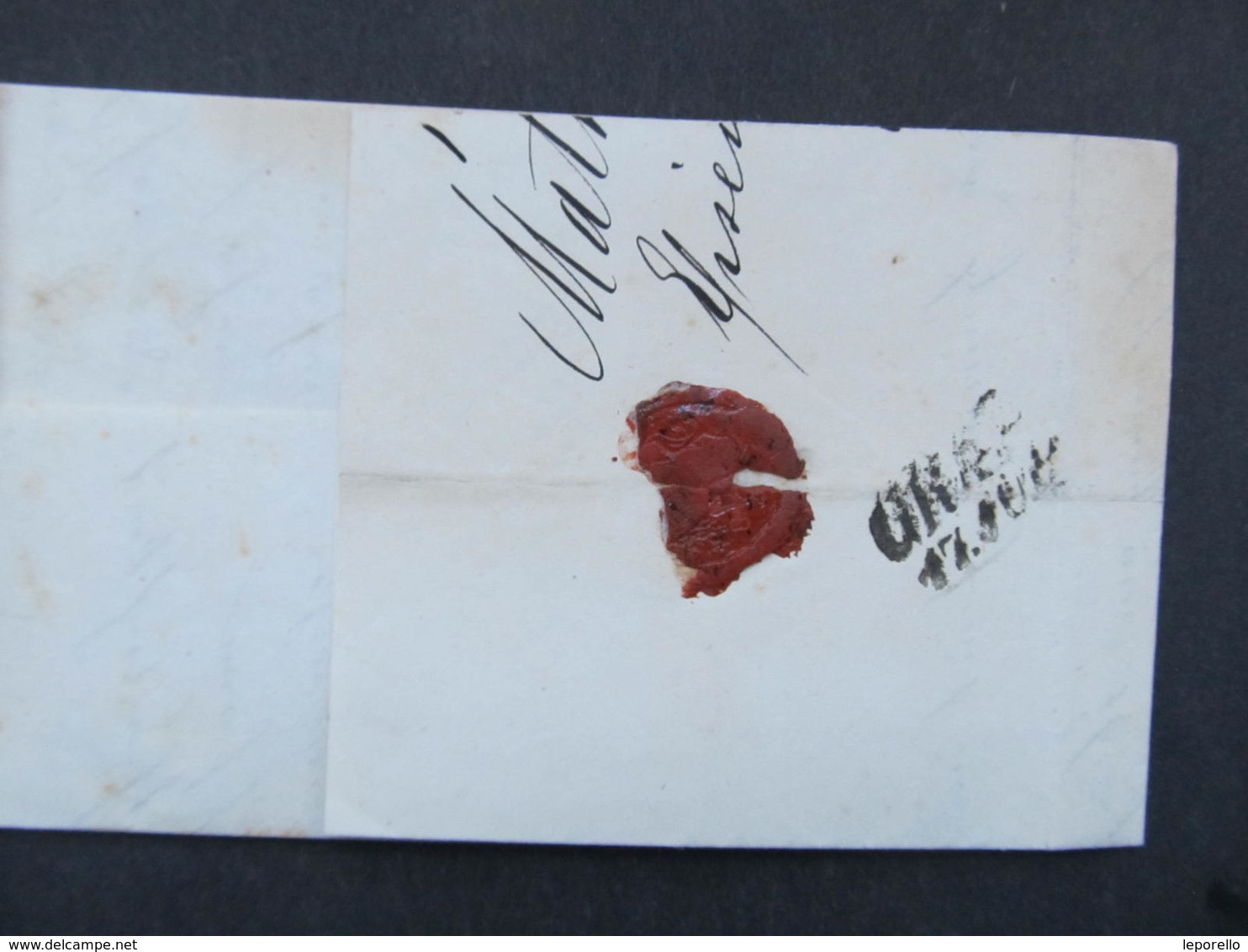 BRIEF Eisenerz - Graz 1863  //  D*37369 - Briefe U. Dokumente