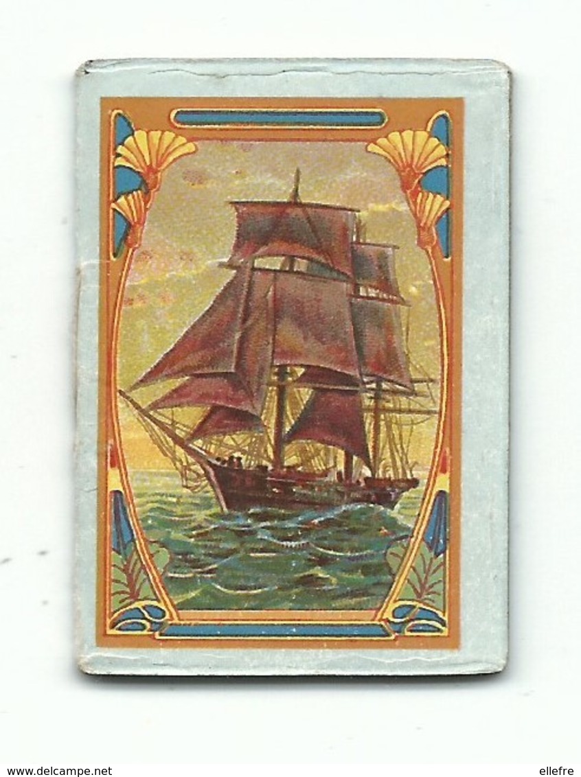 Calendrier 1915 Vieux Gréement  Petit Almanach Postal Et Télégraphique - Belle Illustration Enfant En Page Intérieure - Tamaño Pequeño : ...-1900