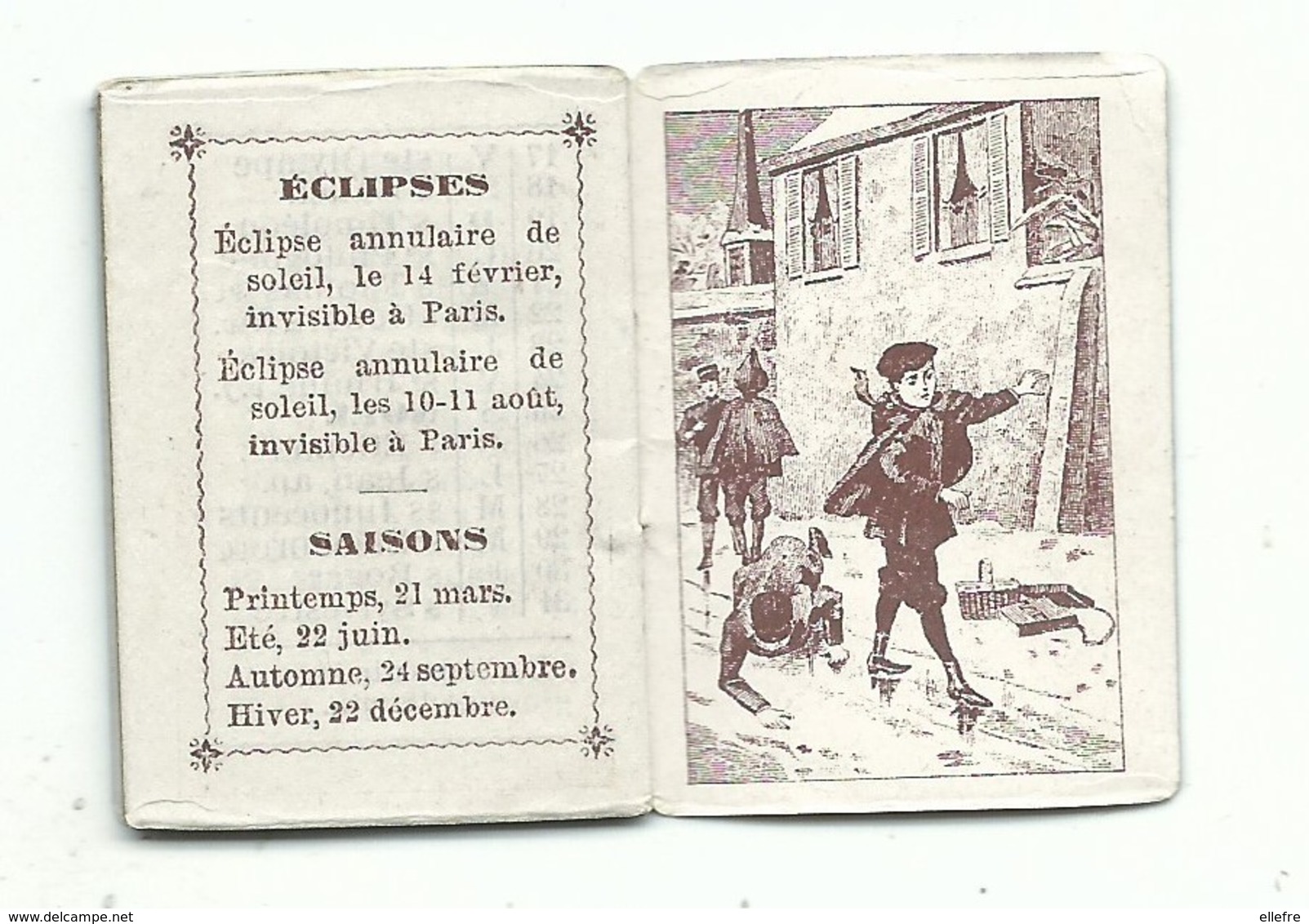 Calendrier 1915 Vieux Gréement  Petit Almanach Postal Et Télégraphique - Belle Illustration Enfant En Page Intérieure - Kleinformat : ...-1900