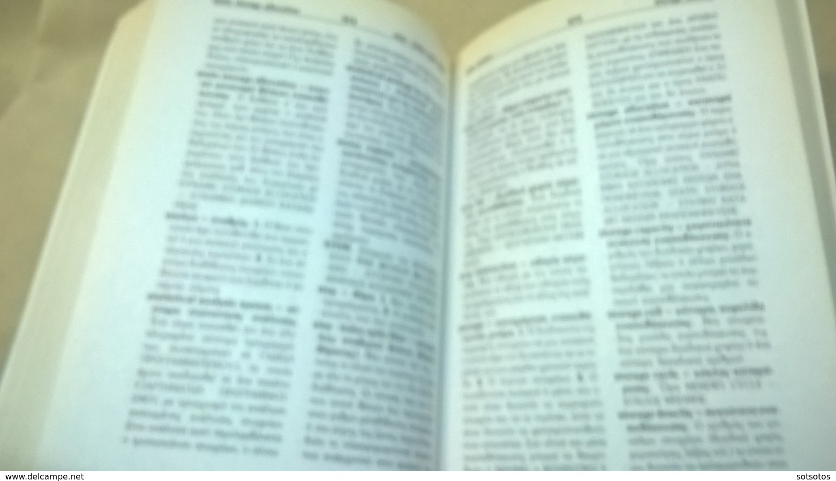 ENGLISH-GREEK And GREEK-ENGLISH DICTIONARY Of INFORMATIQUE, 3400 Points, 516 Pages (14,50x21 Cent. - Woordenboeken