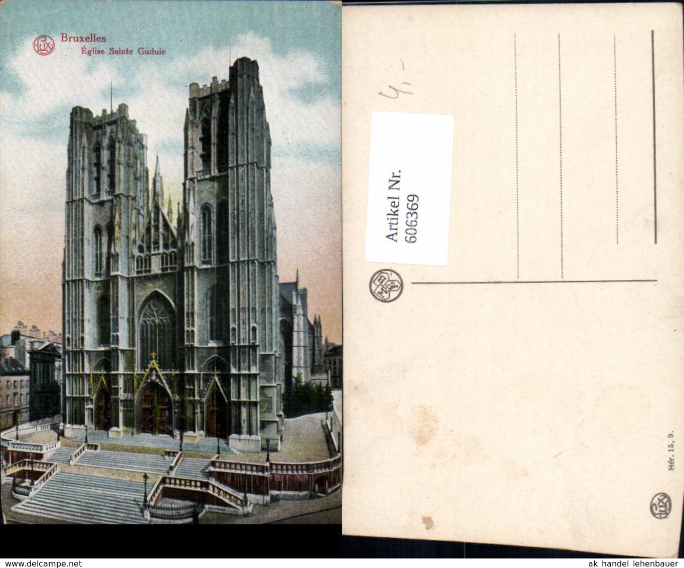 606369,Br&uuml;ssel Bruxelles Eglise Sainte Gudule Kirche - Sonstige & Ohne Zuordnung