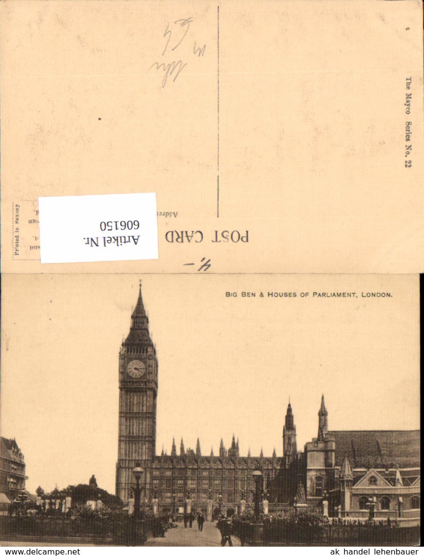 606150,London Big Ben Houses Of Parliament Uhr Great Britain - Sonstige & Ohne Zuordnung