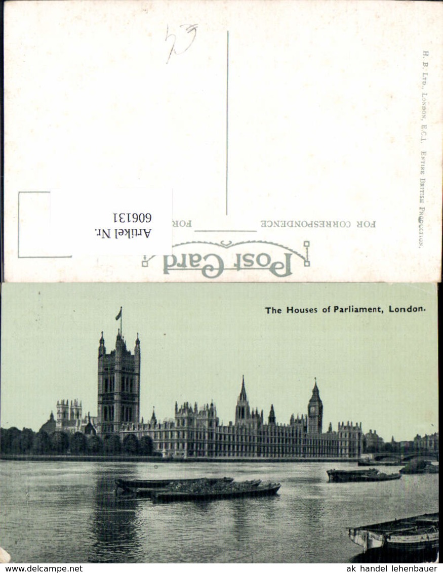 606131,London The Houses Of Parliament Big Ben Great Britain - Sonstige & Ohne Zuordnung