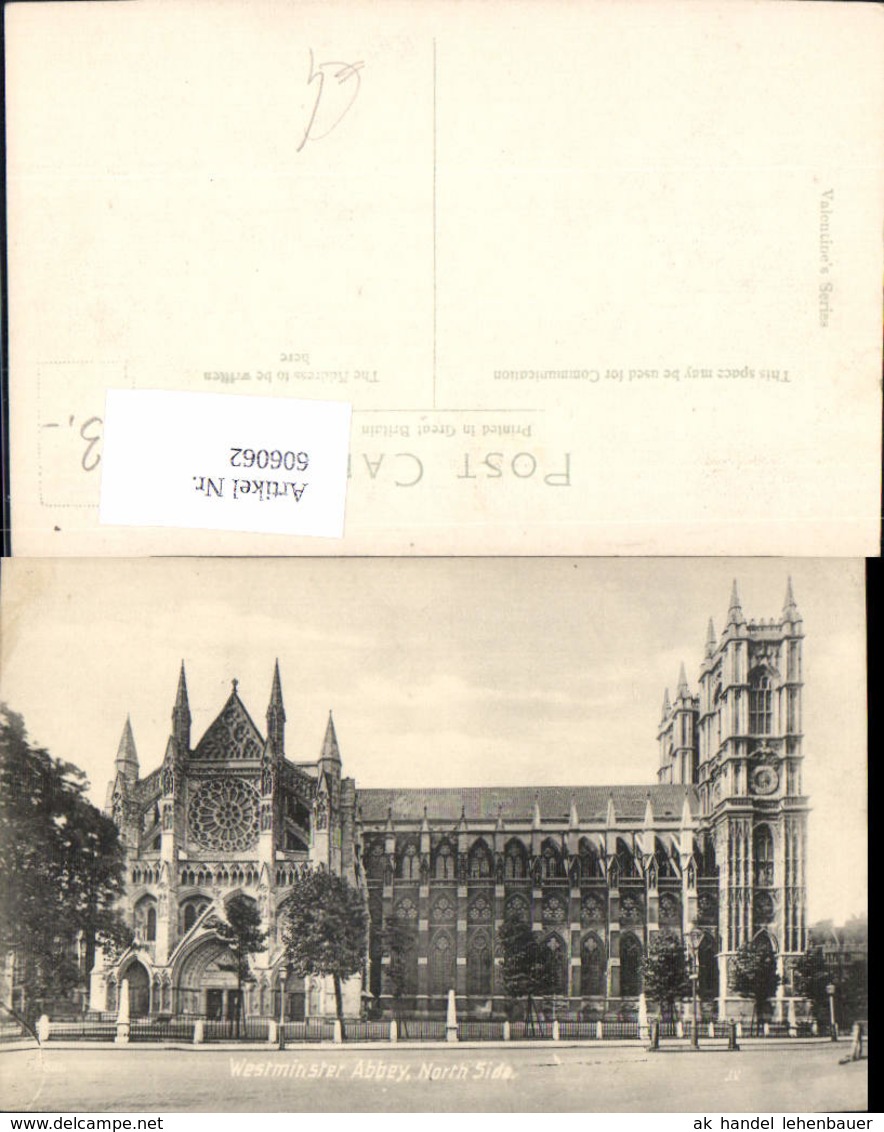 606062,London Westminster Abbey North Side Great Britain - Sonstige & Ohne Zuordnung