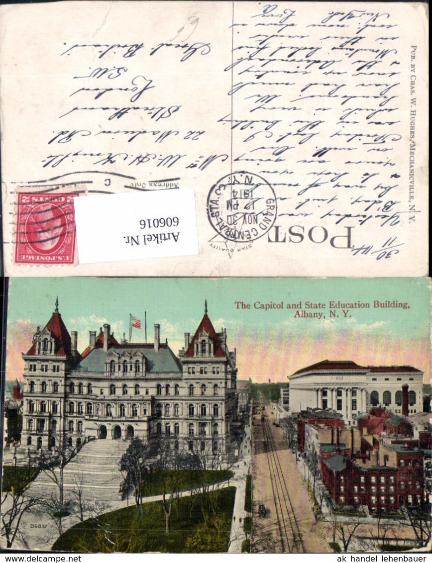 606016,The Capitol And State Education Building Albany New York - Sonstige & Ohne Zuordnung